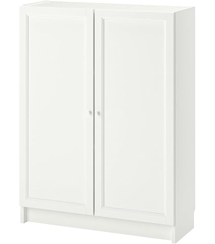 BILLY ビリーOXBERG オクスベリ 本棚ホワイト80x30x202 cm BILLY ビリー / OXBERG オクスベリ 本棚 扉/追加ユニット付き